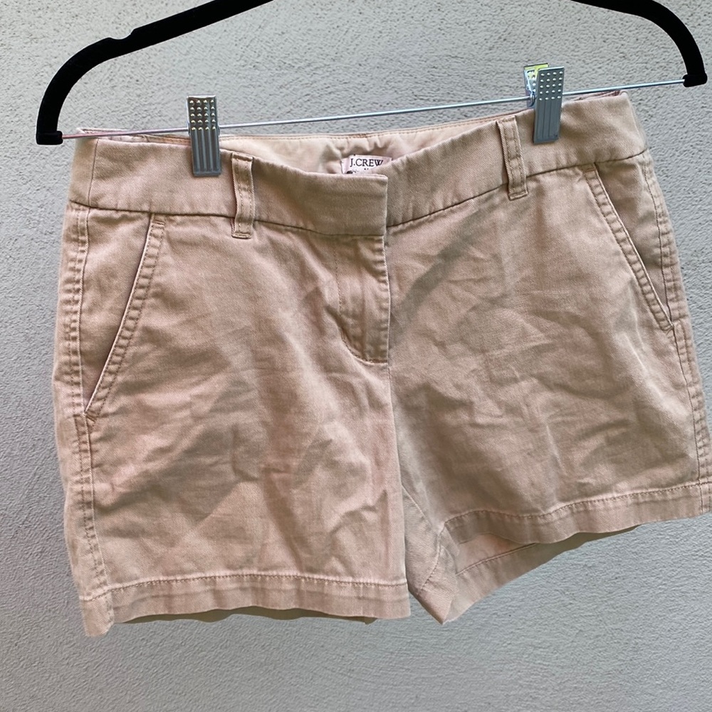 J.CREW KHAKI SIZE: 2 4” STRETCH CHINO SHORT